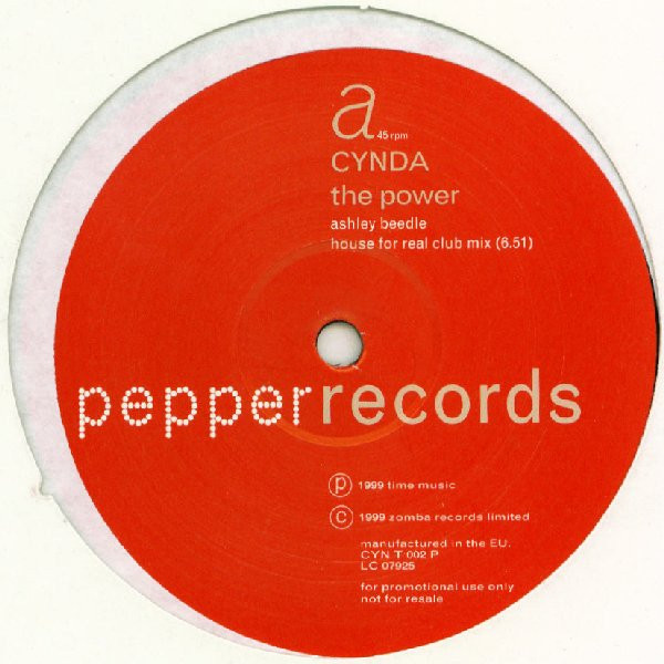 Cynda - The Power | Pepper Records (CYN T 002 P)