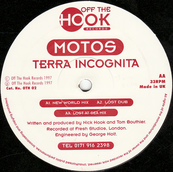 Motos - Terra Incognita | Off The Hook Records (OTH 02) - main