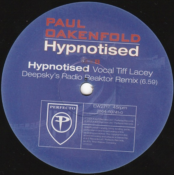 Paul Oakenfold - Hypnotised | EastWest (EW271T) - 3 Paul Oakenfold - Hypnotised | EastWest (EW271T) - 3