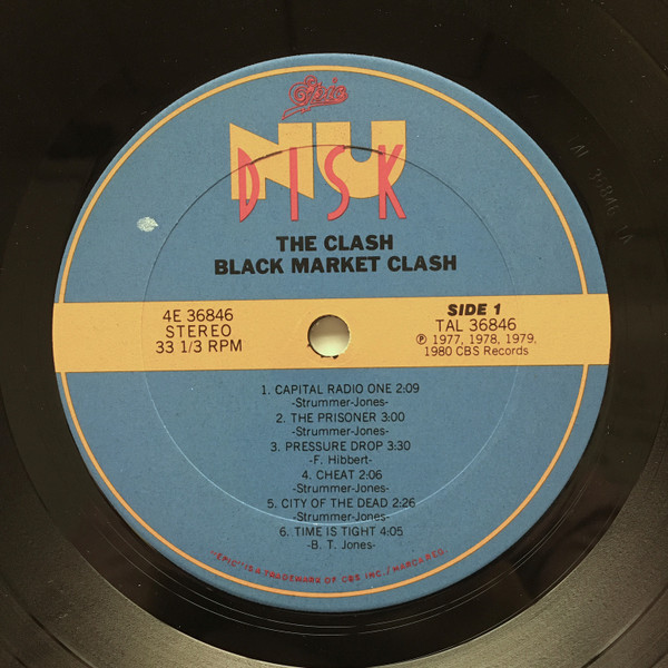 The Clash - Black Market Clash | Epic (4E 36846) - 3