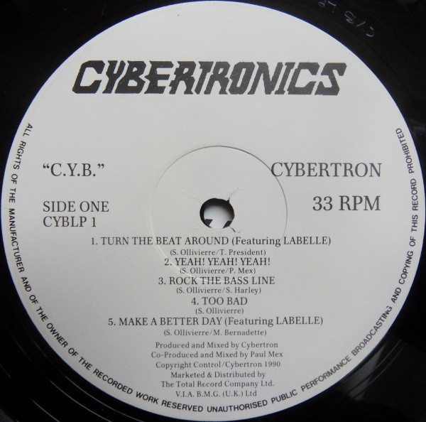 Cybertron - C.Y.B. | Cybertronics Records (CYBLP 1) - 2 Cybertron - C.Y.B. | Cybertronics Records (CYBLP 1) - 2