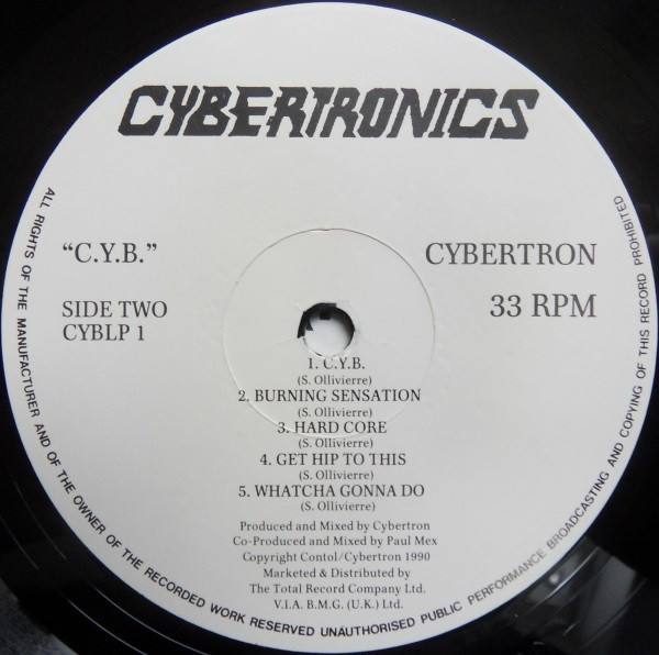 Cybertron - C.Y.B. | Cybertronics Records (CYBLP 1) - 3 Cybertron - C.Y.B. | Cybertronics Records (CYBLP 1) - 3