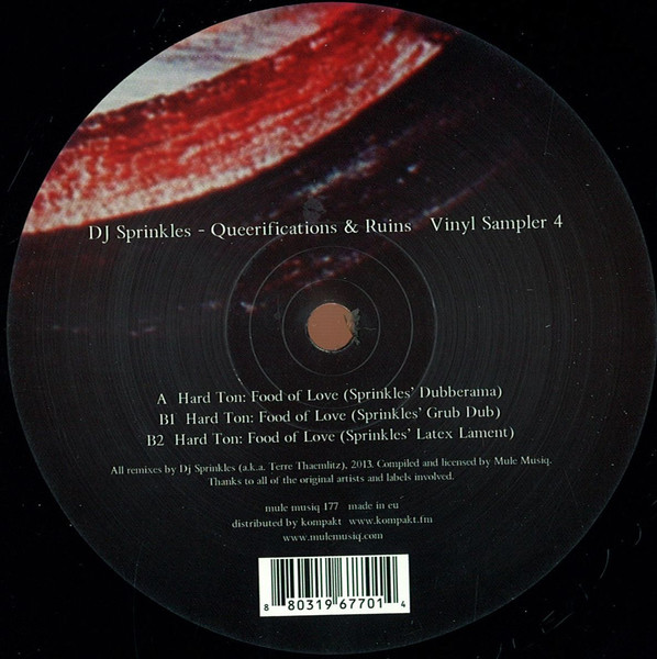 DJ Sprinkles - Queerifications & Ruins Vinyl Sampler 4 | Mule Musiq (mule musiq 177) - main DJ Sprinkles - Queerifications & Ruins Vinyl Sampler 4 | Mule Musiq (mule musiq 177) - main