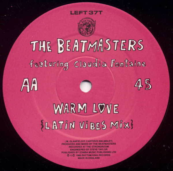 The Beatmasters - Warm Love | Rhythm King (LEFT 37T) - 4