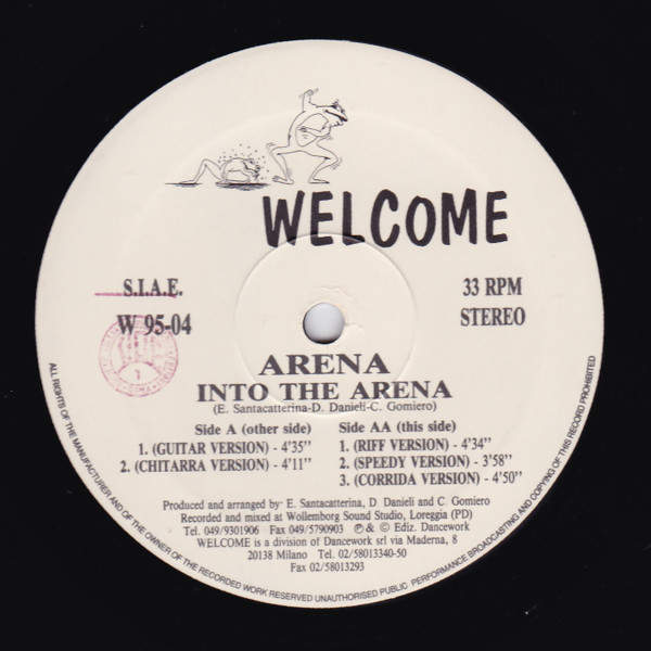 Arena - Into The Arena | Welcome (W 95-04) Arena - Into The Arena | Welcome (W 95-04)