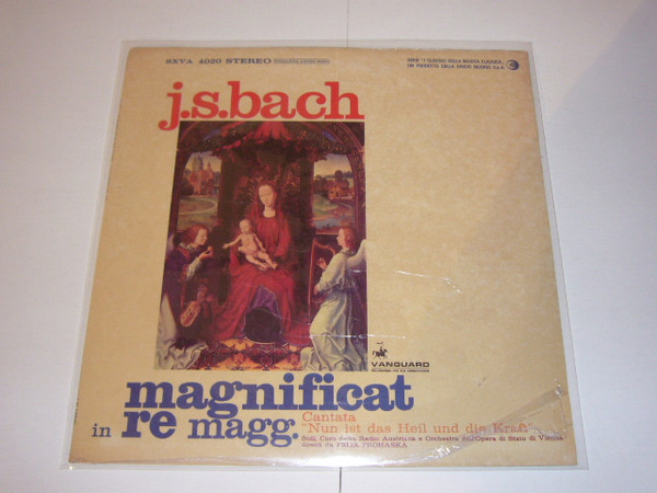 Johann Sebastian Bach - ORF-Chor E Orchester Der Wiener Staatsoper , Felix Prohaska - Magnificat In Re Magg. / Cantata "Nun Ist Das Heil Und Die Kraft" | Vanguard (SXVA 4020) Johann Sebastian Bach - ORF-Chor E Orchester Der Wiener Staatsoper , Felix Prohaska - Magnificat In Re Magg. / Cantata "Nun Ist Das Heil Und Die Kraft" | Vanguard (SXVA 4020)