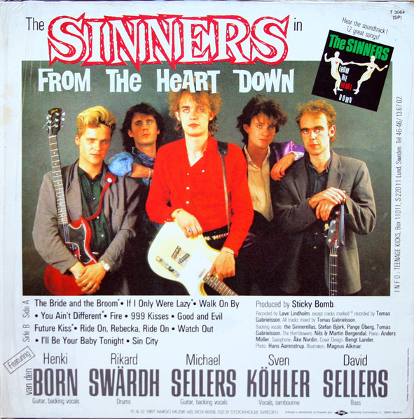 The Sinners - From The Heart Down | Producciones Twins (T 3064) - 2