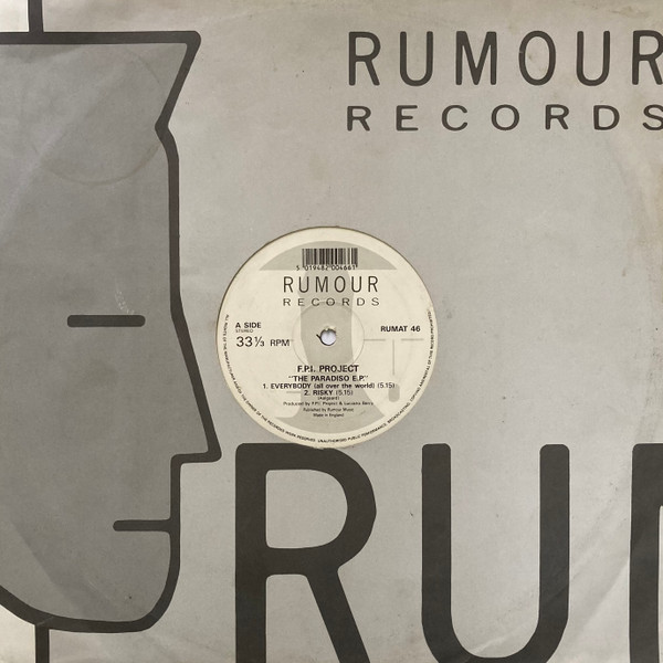 FPI Project - The Paradiso E.P. | Rumour Records (RUMAT 46) - 3