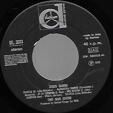 Two Man Sound - Disco Samba | Durium (DE 3013) - 3