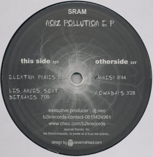 Sram - Noiz Pollution EP | B2K Records (Born To Kick) (B2K002)