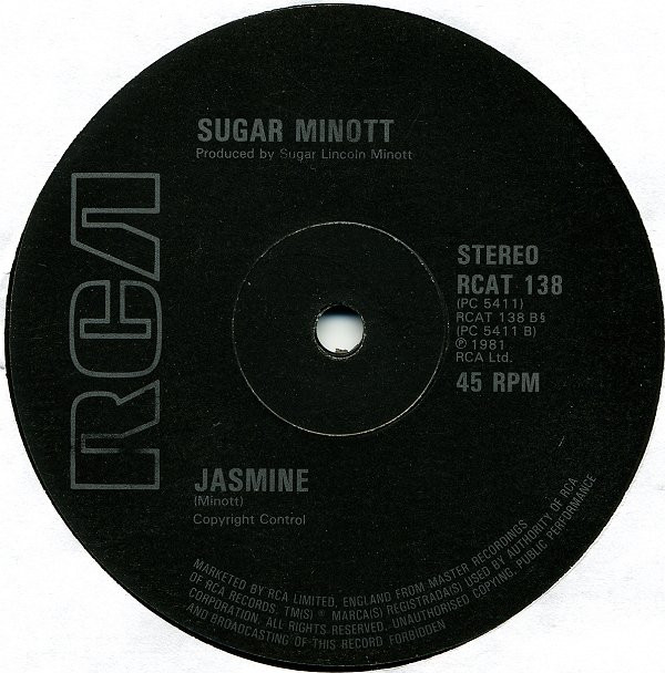 Sugar Minott - Never My Love | RCA (RCAT 138) - 2