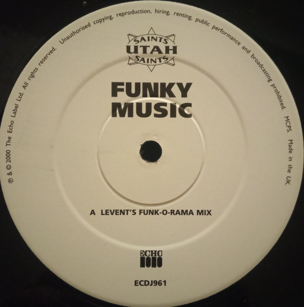 Utah Saints - Funky Music | Echo (ECDJ961) Utah Saints - Funky Music | Echo (ECDJ961)