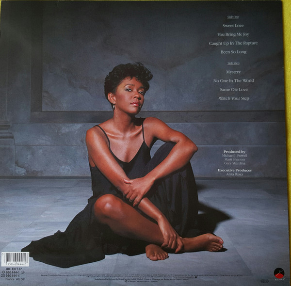 Anita Baker - Rapture | Elektra (960 444-1) - main Anita Baker - Rapture | Elektra (960 444-1) - main