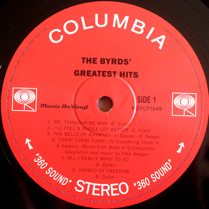 The Byrds - The Byrds' Greatest Hits | Music On Vinyl (MOVLP1649) - 2