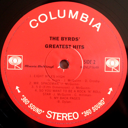 The Byrds - The Byrds' Greatest Hits | Music On Vinyl (MOVLP1649) - 3