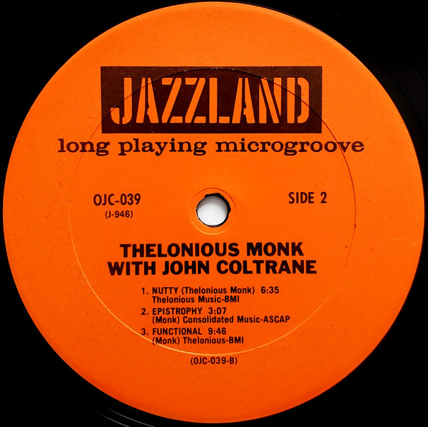 Thelonious Monk With John Coltrane - Thelonious Monk With John Coltrane | Original Jazz Classics (OJC-039) - 4
