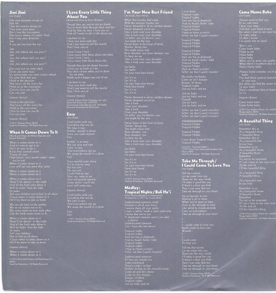 Liza Minnelli - Tropical Nights | CBS (CBS 82286) - 4