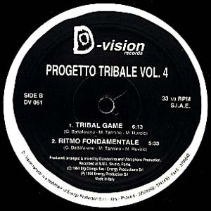 Progetto Tribale - Volume 4 | D:vision Records (DV 061)