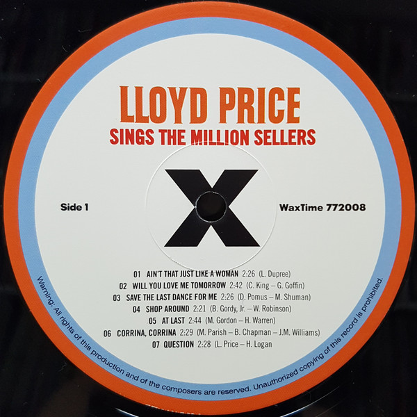 Lloyd Price - Sings The Million Sellers | WaxTime (772008) - 3