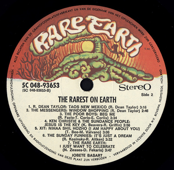 Various - The Rarest On Earth | Rare Earth (5C 048-93653) - 4