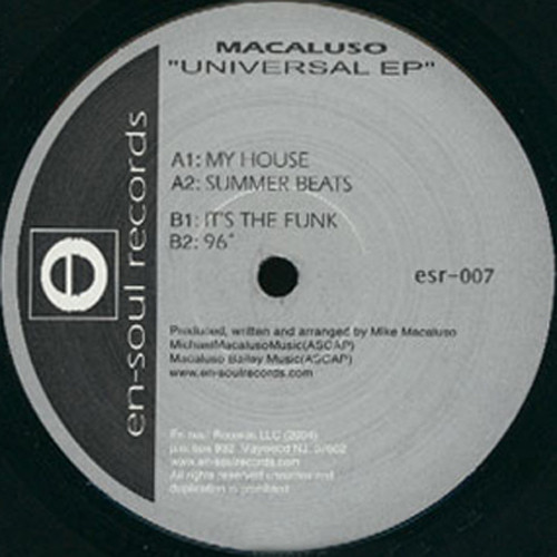 Macaluso - Universal EP | En-Soul Records (esr-007)