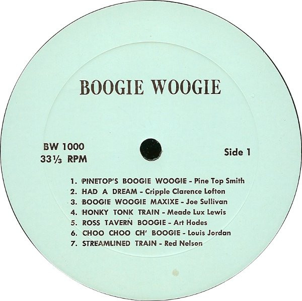Various - Boogie Woogie Greatest Hits | Boogie Woogie (BW-1000) - 3