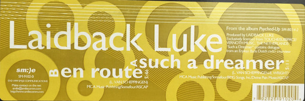 Laidback Luke - Such A Dreamer / En Route | Sm:)e Communications (SM-9102-0) - 4