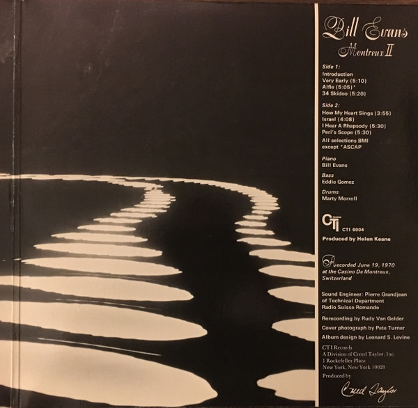 Bill Evans - Montreux II | CTI Records (CTI 6004) - 3 Bill Evans - Montreux II | CTI Records (CTI 6004) - 3