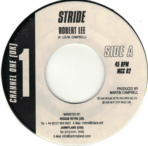 Robert Lee - Stride | Channel One (UK) (MCC 02)