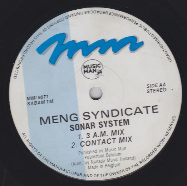 Meng Syndicate - Sonar System | Music Man Records (MMI 9071) - 2 Meng Syndicate - Sonar System | Music Man Records (MMI 9071) - 2
