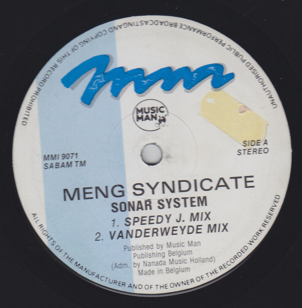 Meng Syndicate - Sonar System | Music Man Records (MMI 9071)