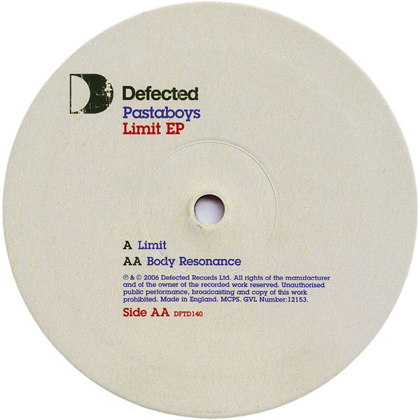 Pastaboys - Limit EP | Defected (DFTD140) - 2