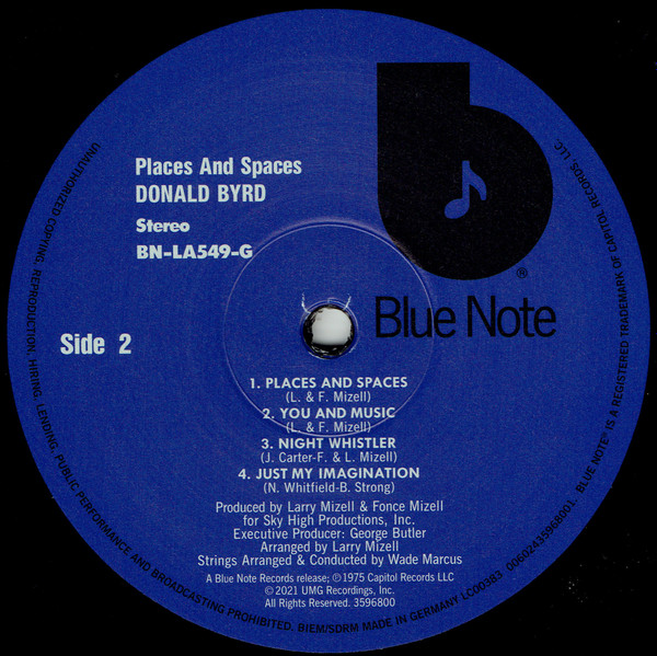 Donald Byrd - Places And Spaces | Blue Note (3596800) - 4