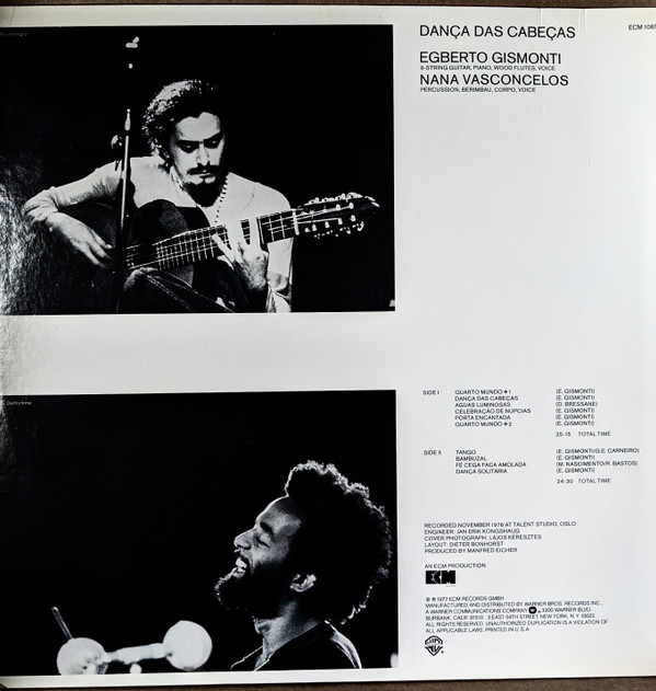 Egberto Gismonti - Dança Das Cabeças | ECM Records (ECM 1089)