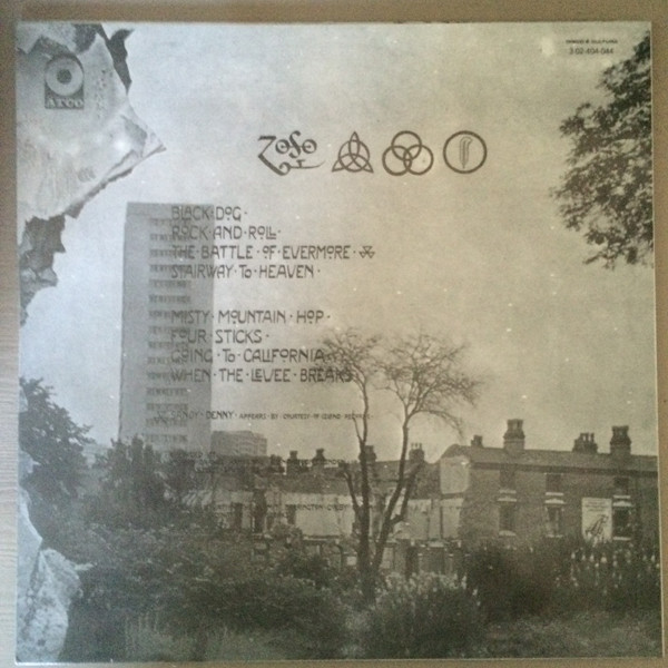 Led Zeppelin - Untitled | ATCO Records (3-02-404-044) - 2
