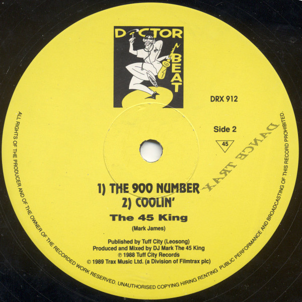 The 45 King - The King Is Here | Dance Trax (DRX 912) - 4