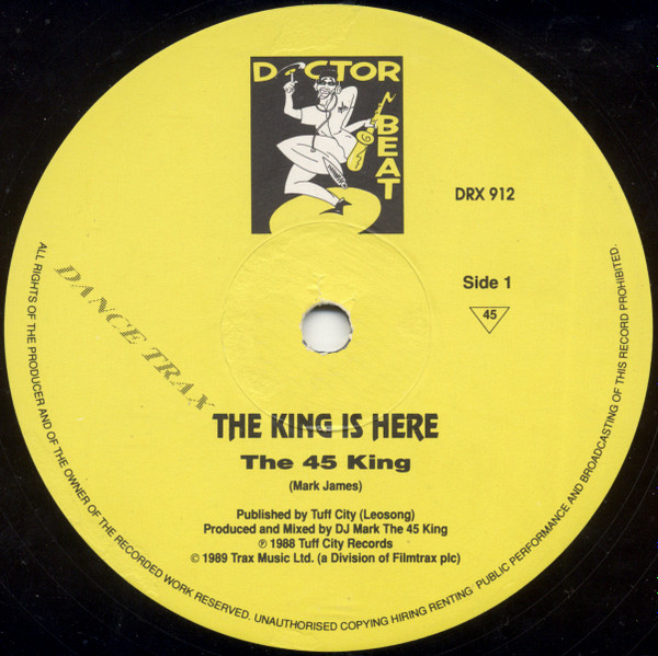 The 45 King - The King Is Here | Dance Trax (DRX 912) - 3