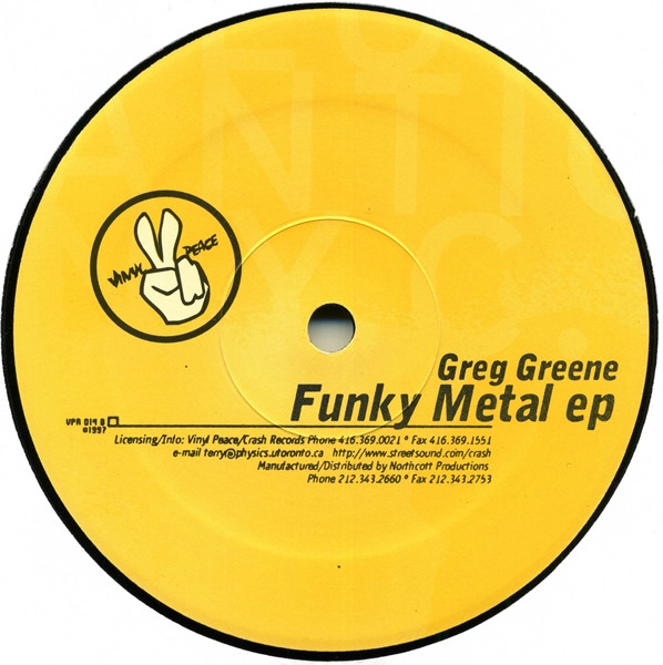Greg Greene - Funky Metal EP | Vinyl Peace (VPR 014) - 2