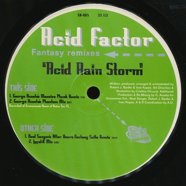 Acid Factor - Acid Rain Storm (Fantasy Remixes) | StreetBeat Records (SB-005)