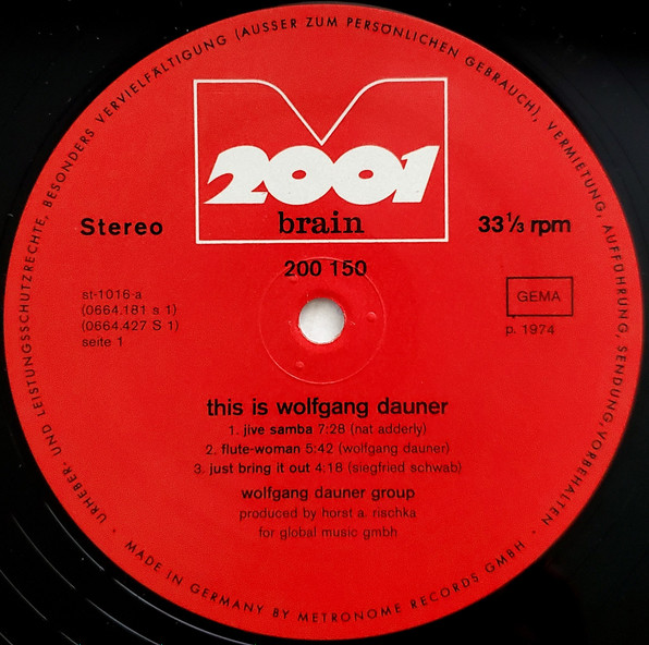 Wolfgang Dauner Group - This Is Wolfgang Dauner | Metronome 2001 (200 150) - 3