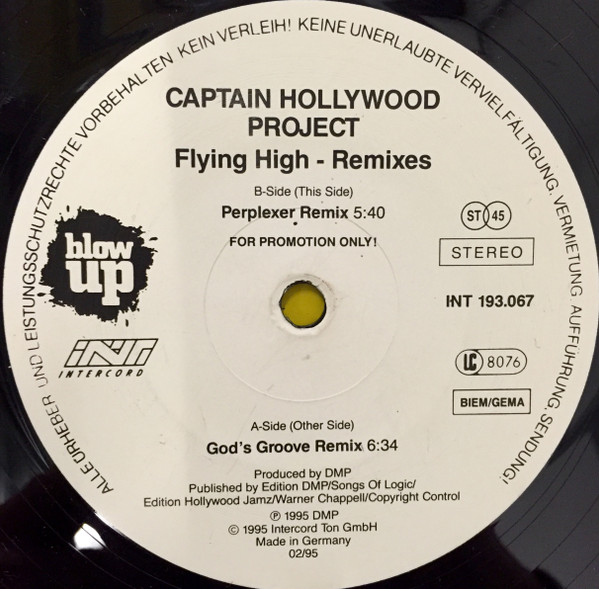 Captain Hollywood Project - Flying High (Remixes) | Blow Up (INT 193.067)