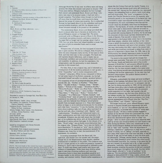 Duke Ellington - Carnegie Hall Concerts January 1946 | Prestige (HB 6018) - 3