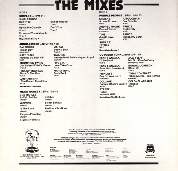 Various - October 85 - The Mixes | DMC (DMC 33/2) - 2