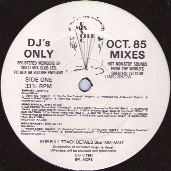Various - October 85 - The Mixes | DMC (DMC 33/2) - 3