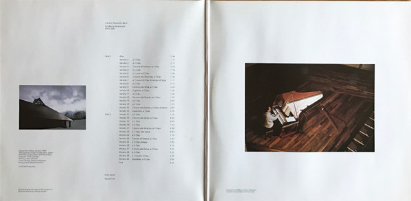 Johann Sebastian Bach / Keith Jarrett - Goldberg Variations | ECM New Series (839 622-1) - main