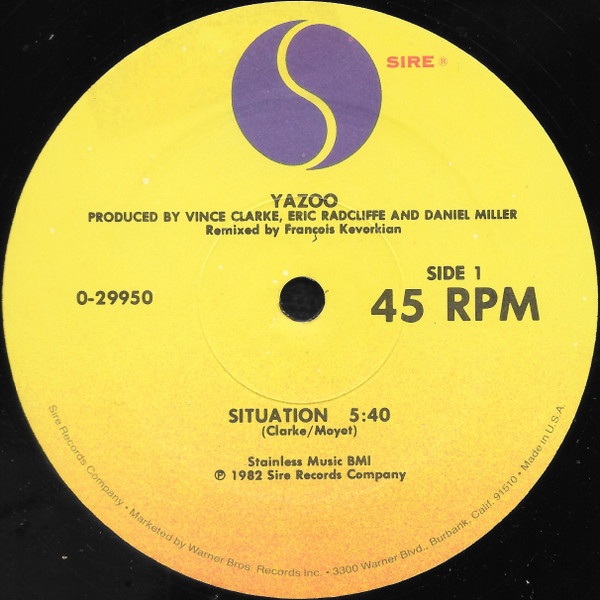 Yazoo - Situation | Sire (0-29950) - 3