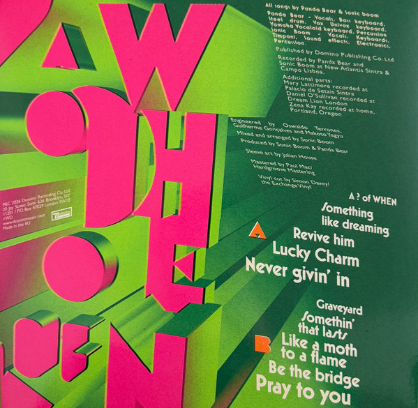 Panda Bear & Sonic Boom - A ? of WHEN | Domino (WIGLP575) - 3