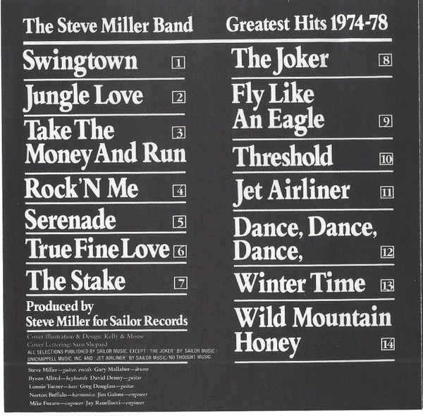 Steve Miller Band - Greatest Hits 1974-78 | Capitol Records (C2 07777 46101 2) - 4