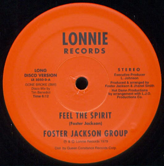 Foster Jackson Group - Feel The Spirit | Lonnie Records (LR 5050-D)