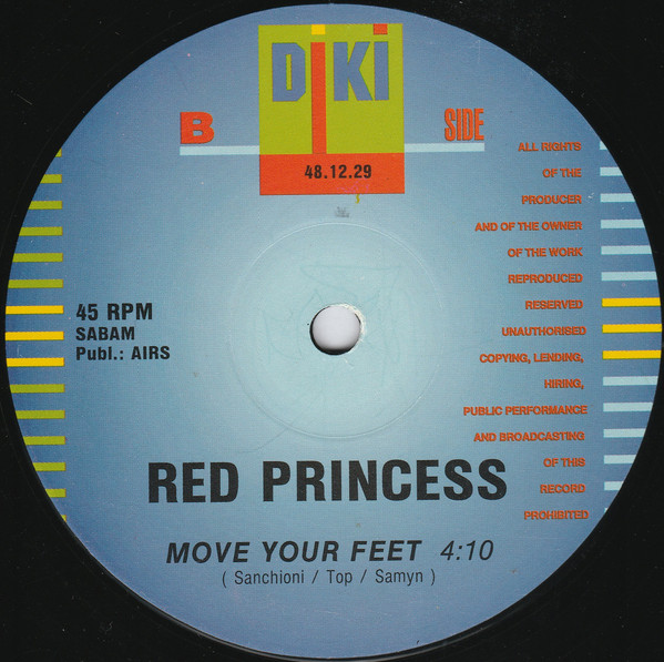 Red Princess - Move Your Feet | DiKi Records (DIKI 48.12.29) - 4 Red Princess - Move Your Feet | DiKi Records (DIKI 48.12.29) - 4